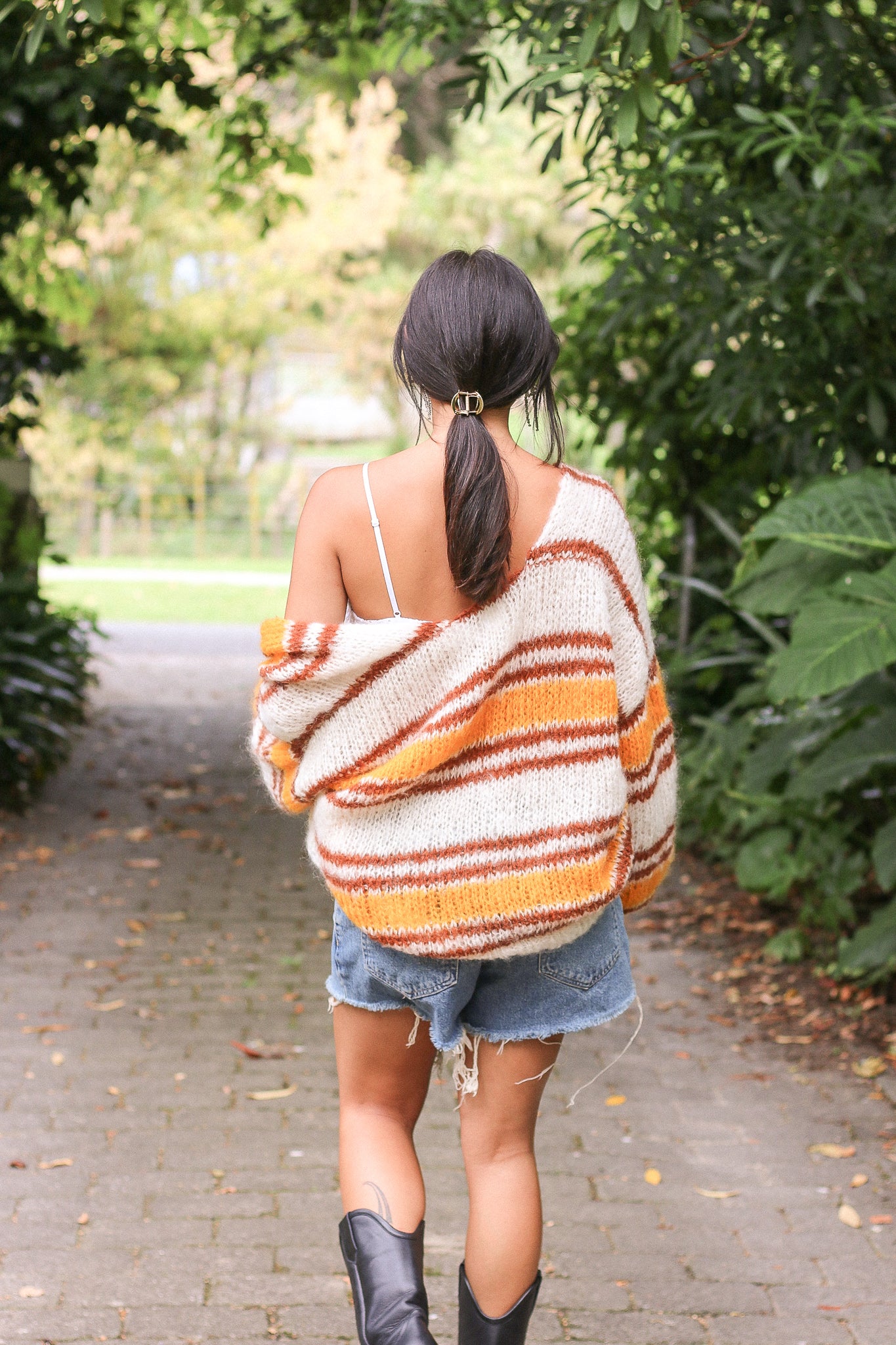 Mohair Tangerine Dream Cardigan