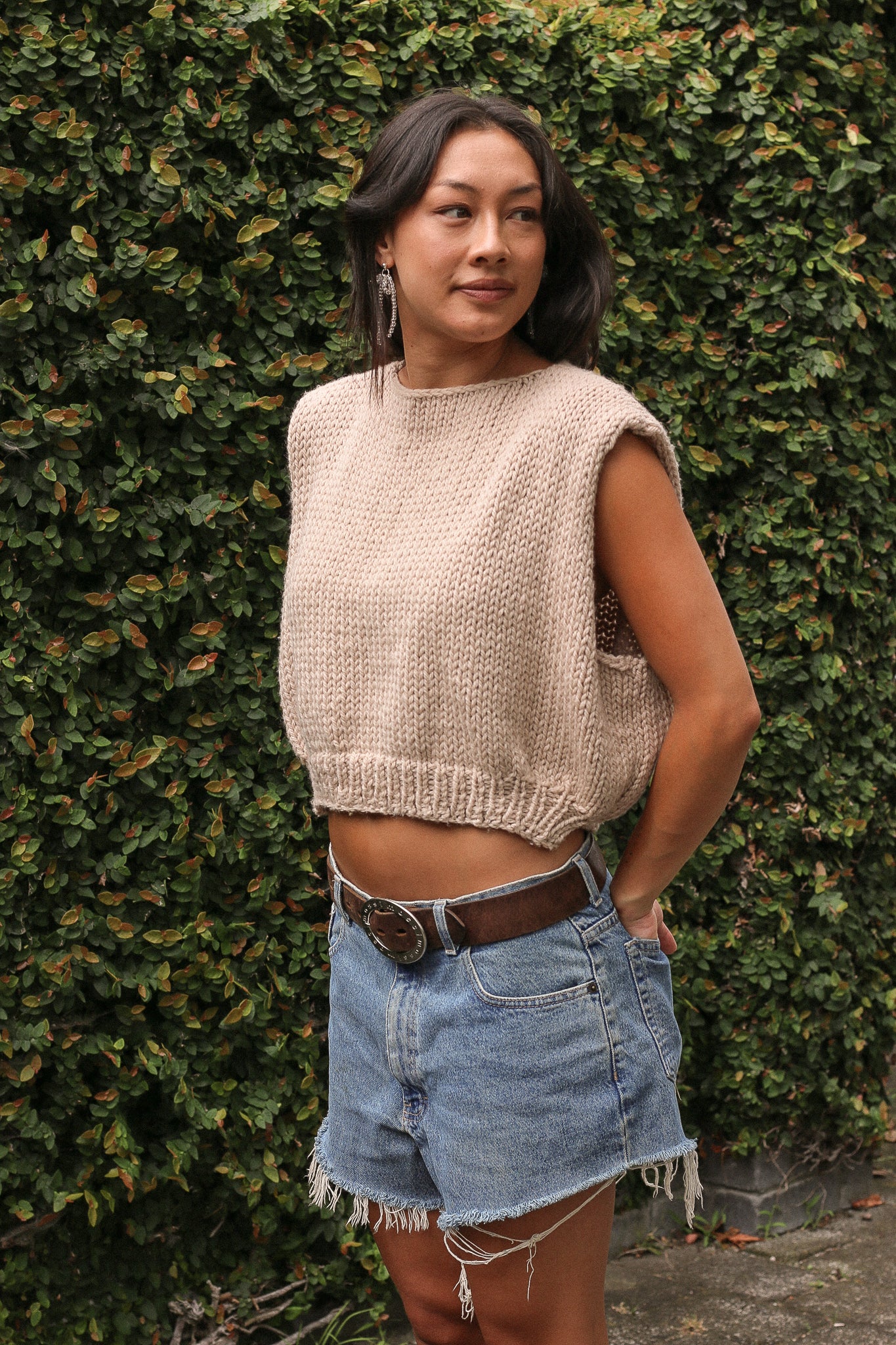 Alpaca / Merino Beige Vest