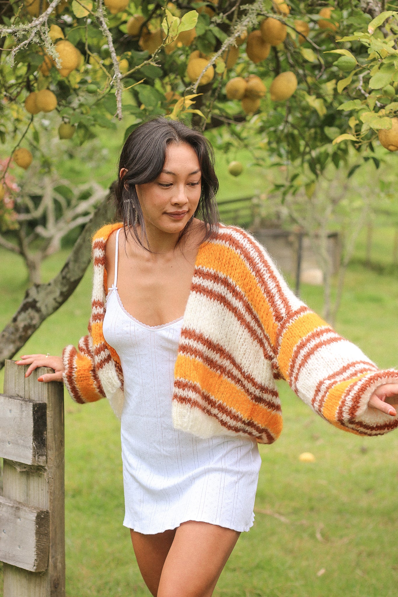 Mohair Tangerine Dream Cardigan