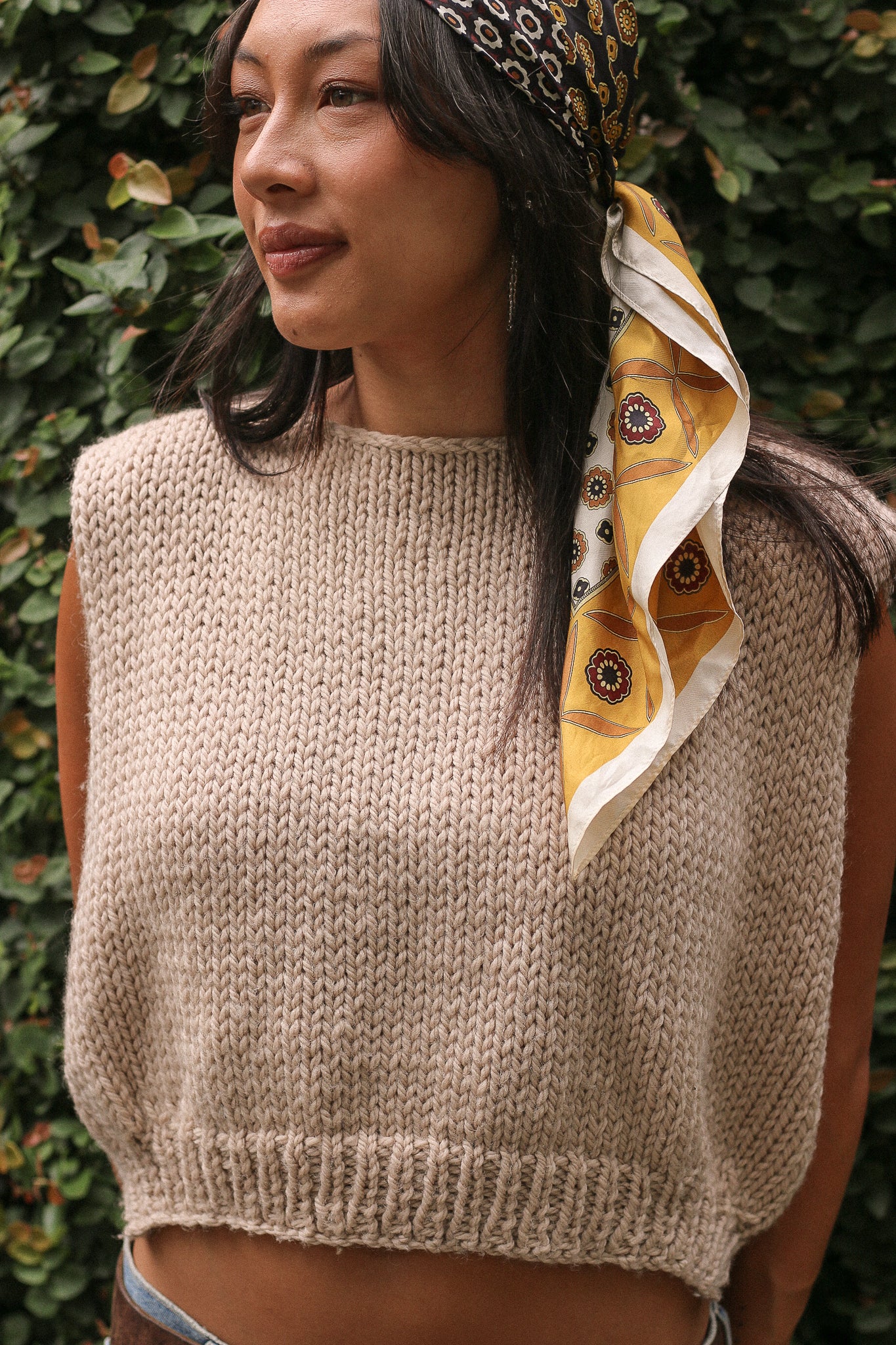 Alpaca / Merino Beige Vest
