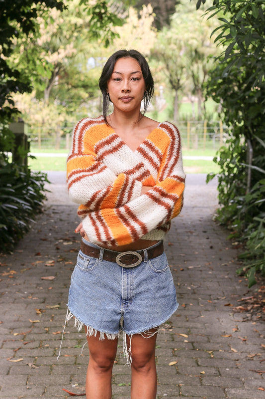 Mohair Tangerine Dream Cardigan