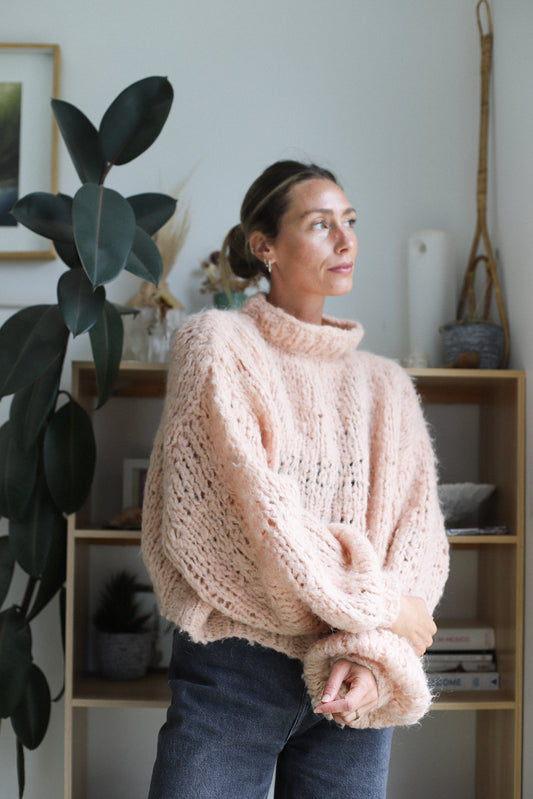 Bubblegum Mohair Sweater