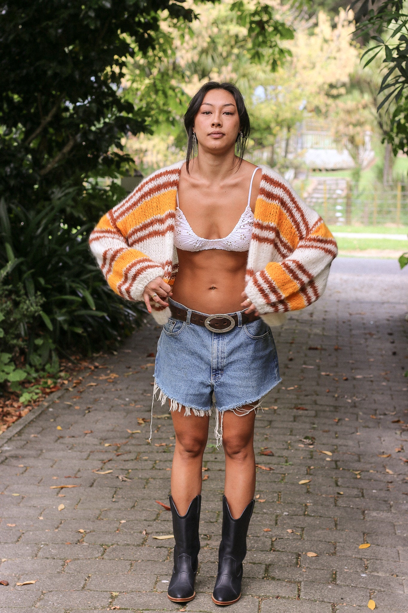 Mohair Tangerine Dream Cardigan
