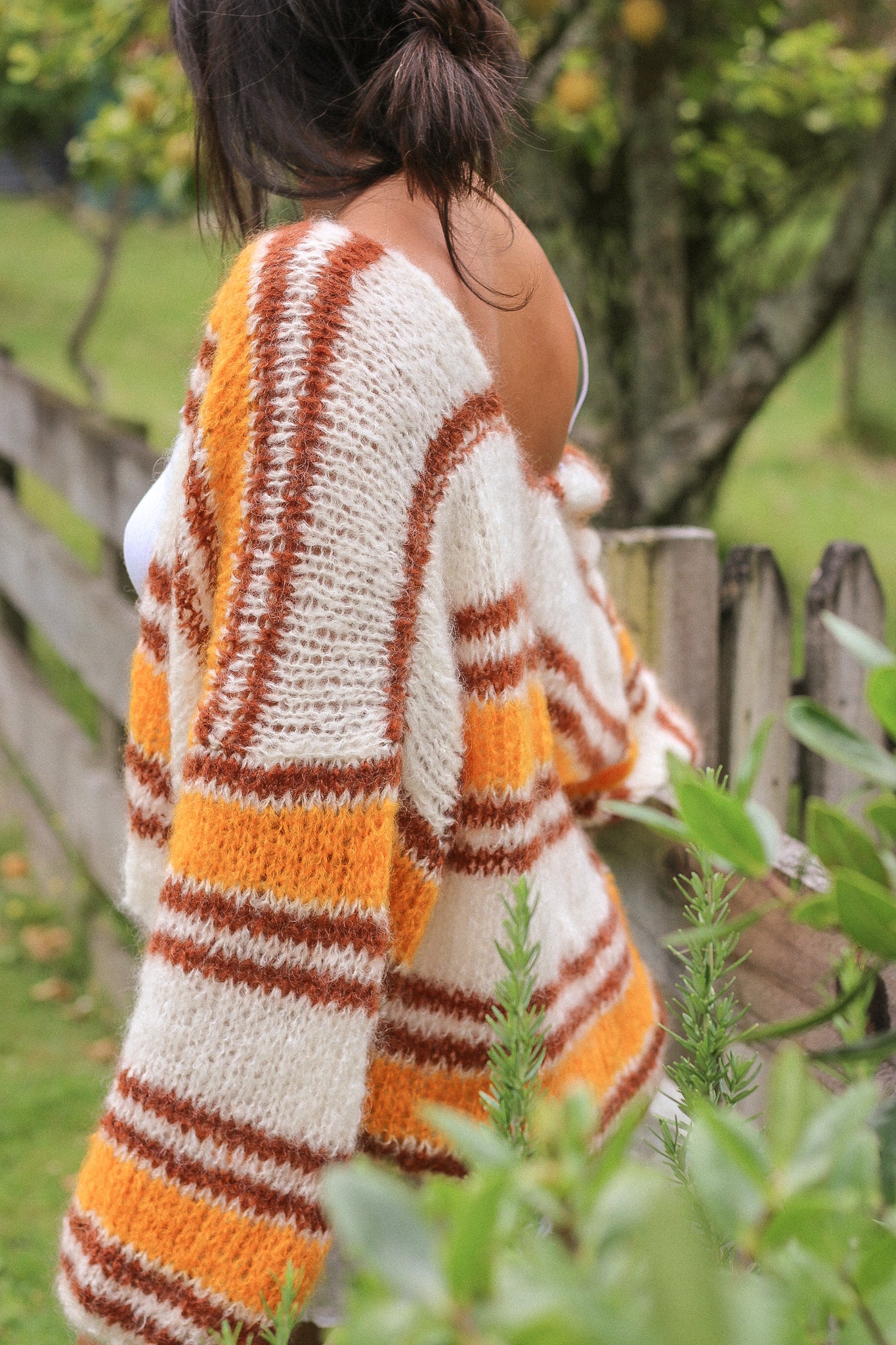 Mohair Tangerine Dream Cardigan